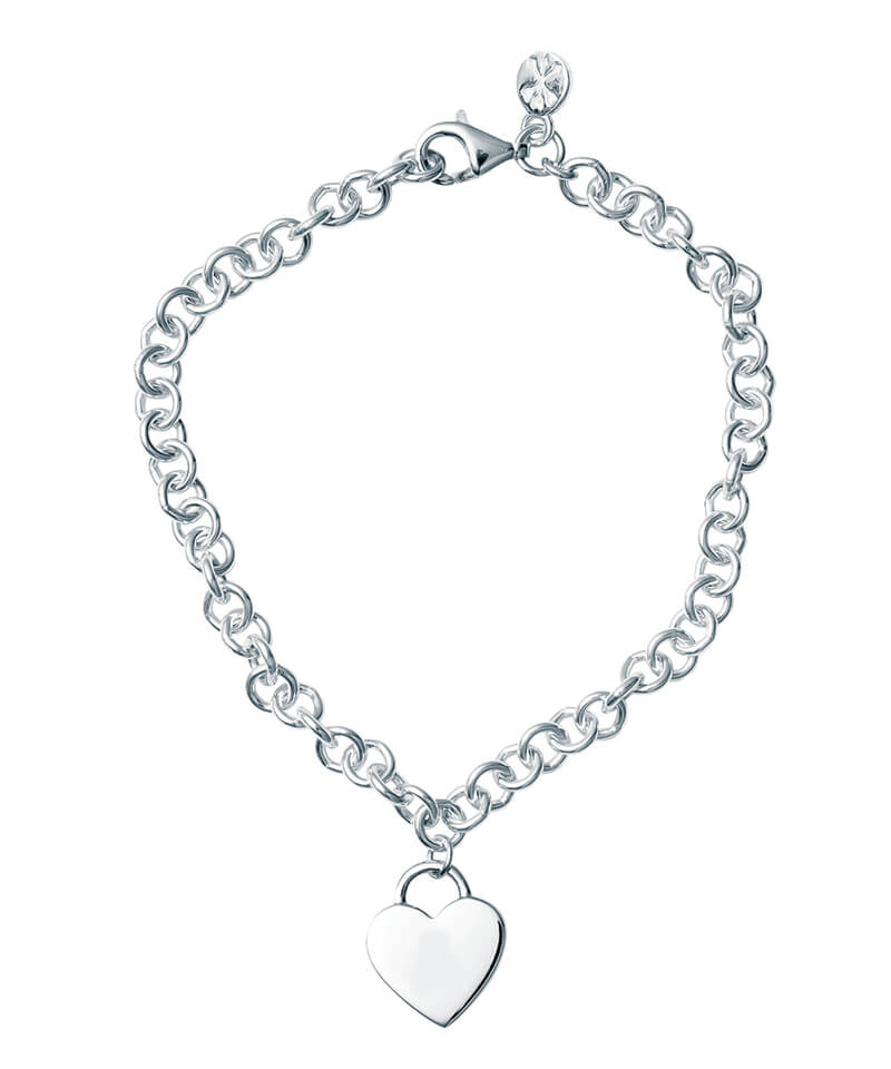 Heart Padlock Charm Bracelet | The Gift Hunter | Gift Shop
